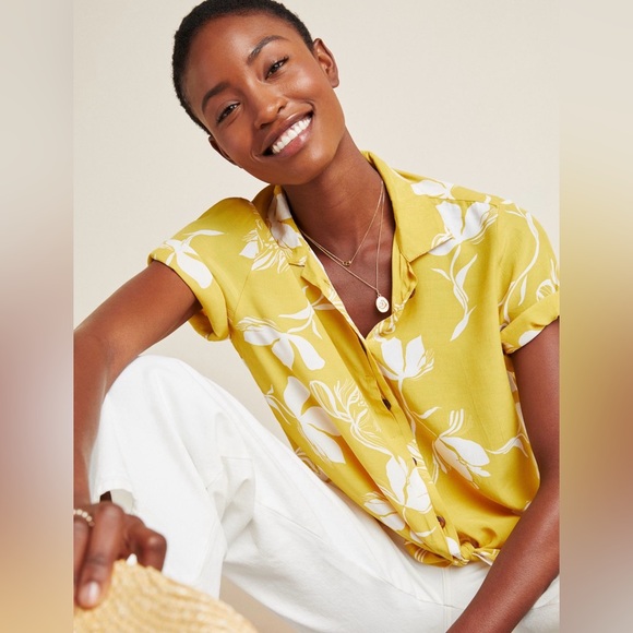 Anthropologie x Faithful Toulin Blouse Size 6 - Picture 4 of 12